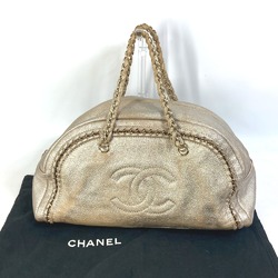 Chanel A31405 CC Mark Bag Shoulder Chain Duffle Bag Shoulder Bag Champagne Gold