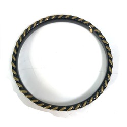 Chanel CC Mark CC 97A Bangle Black Gold