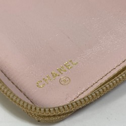 Chanel CC Mark CC Zip Around Long Wallet Gold