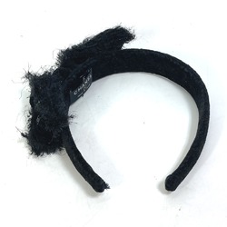 Chanel 14K hair band headband Katyusha Black