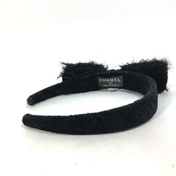 Chanel 14K hair band headband Katyusha Black