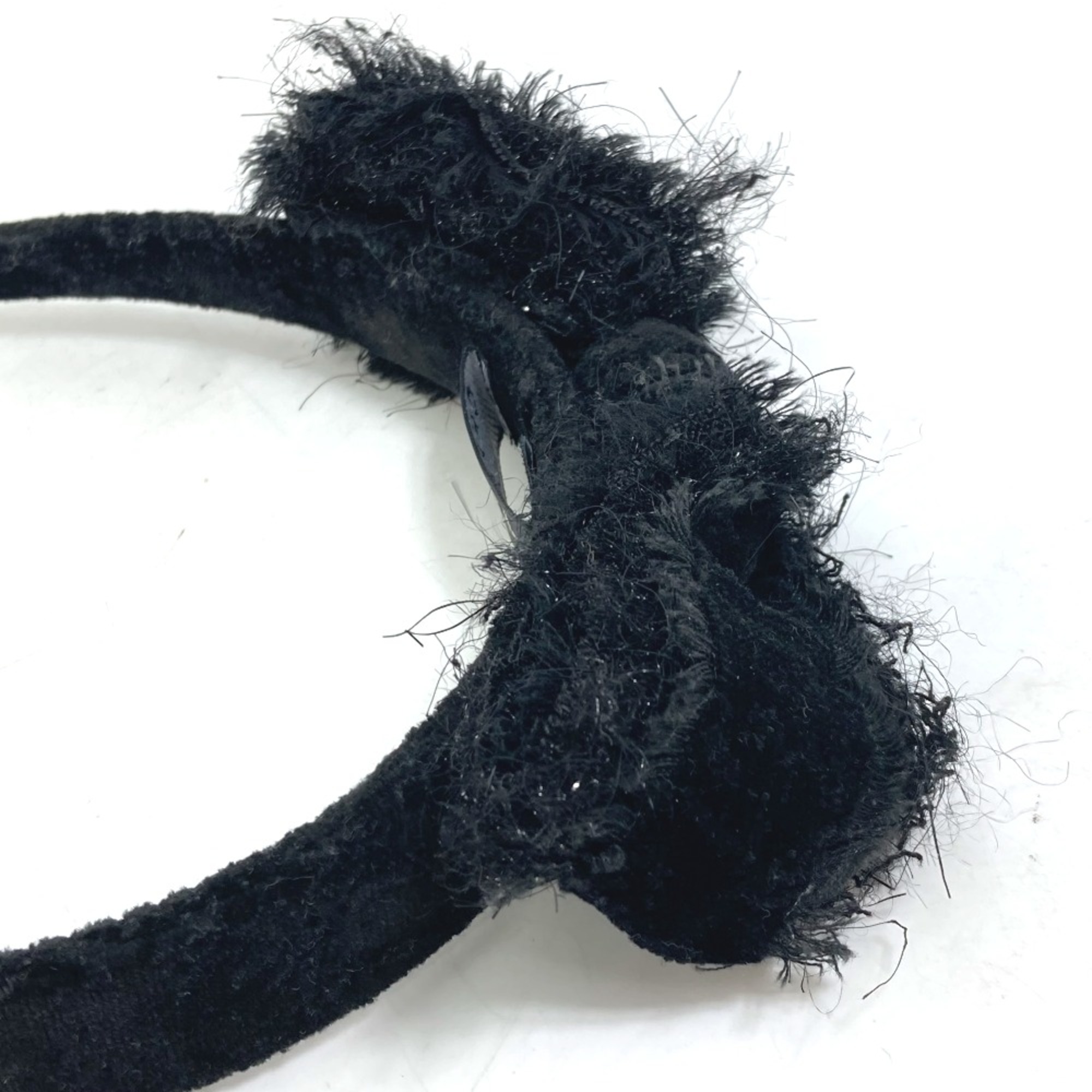 Chanel 14K hair band headband Katyusha Black