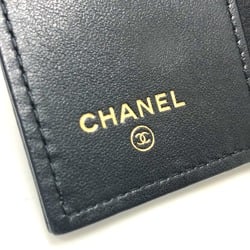 Chanel CC Mark Key Case Key Case Black GoldHardware