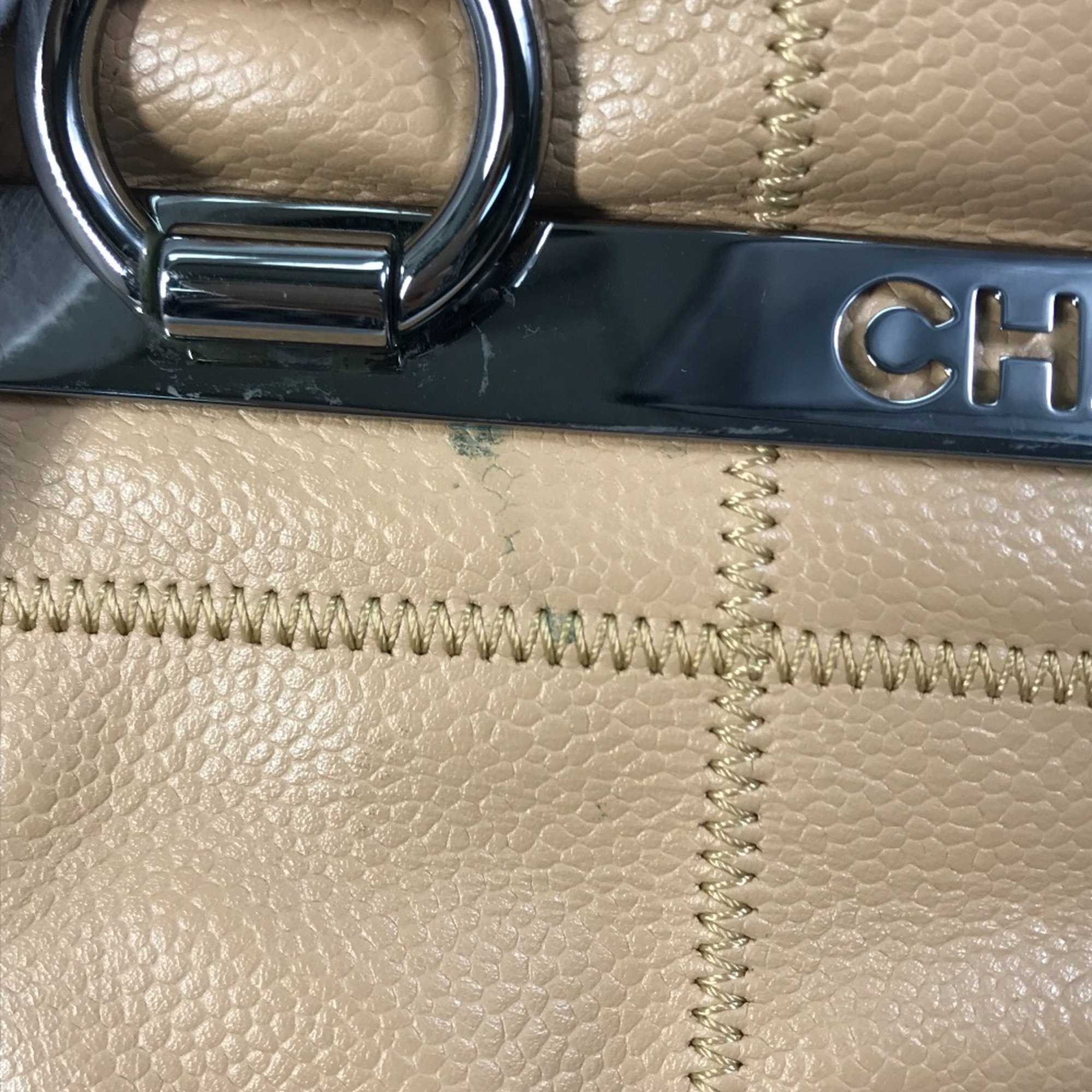 Chanel Shoulder Bag Shoulder Bag Tote Bag Hand Bag Beige