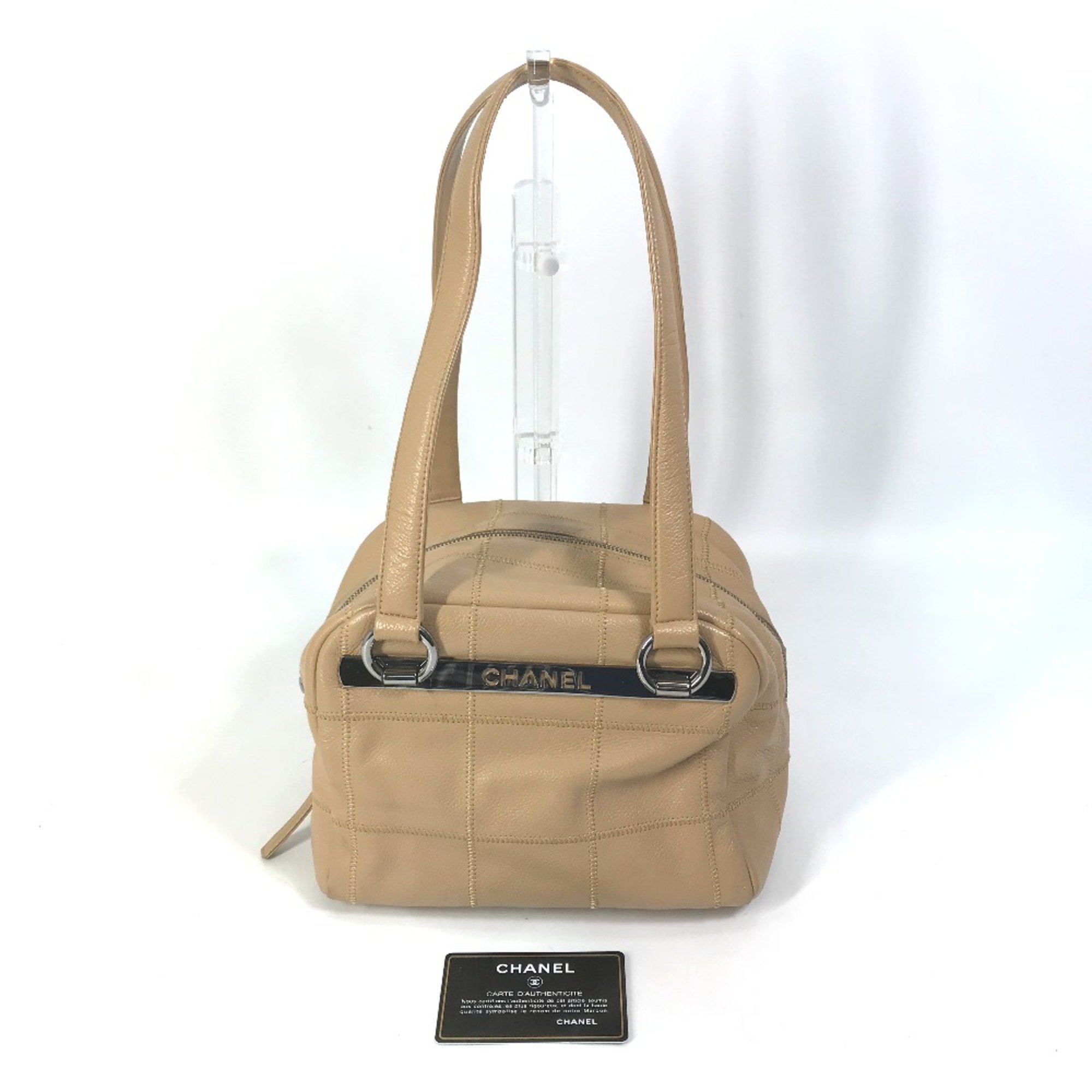 Chanel Shoulder Bag Shoulder Bag Tote Bag Hand Bag Beige