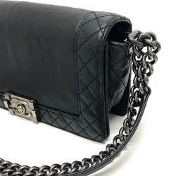 Chanel A92193 CC Mark Chain Shoulder Bag Black SilverHardware