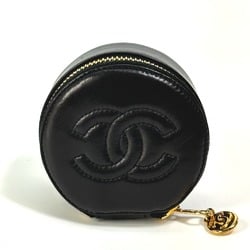 Chanel A02786 CC Mark CC jewelry case pouch ring case ring Accessory case Black