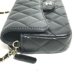 Chanel AP2096 CC Mark Phone Case Wallet CC Crossbody bag Long Wallet Shoulder Bag Black Gold