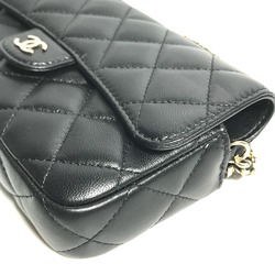 Chanel AP2096 CC Mark Phone Case Wallet CC Crossbody bag Long Wallet Shoulder Bag Black Gold