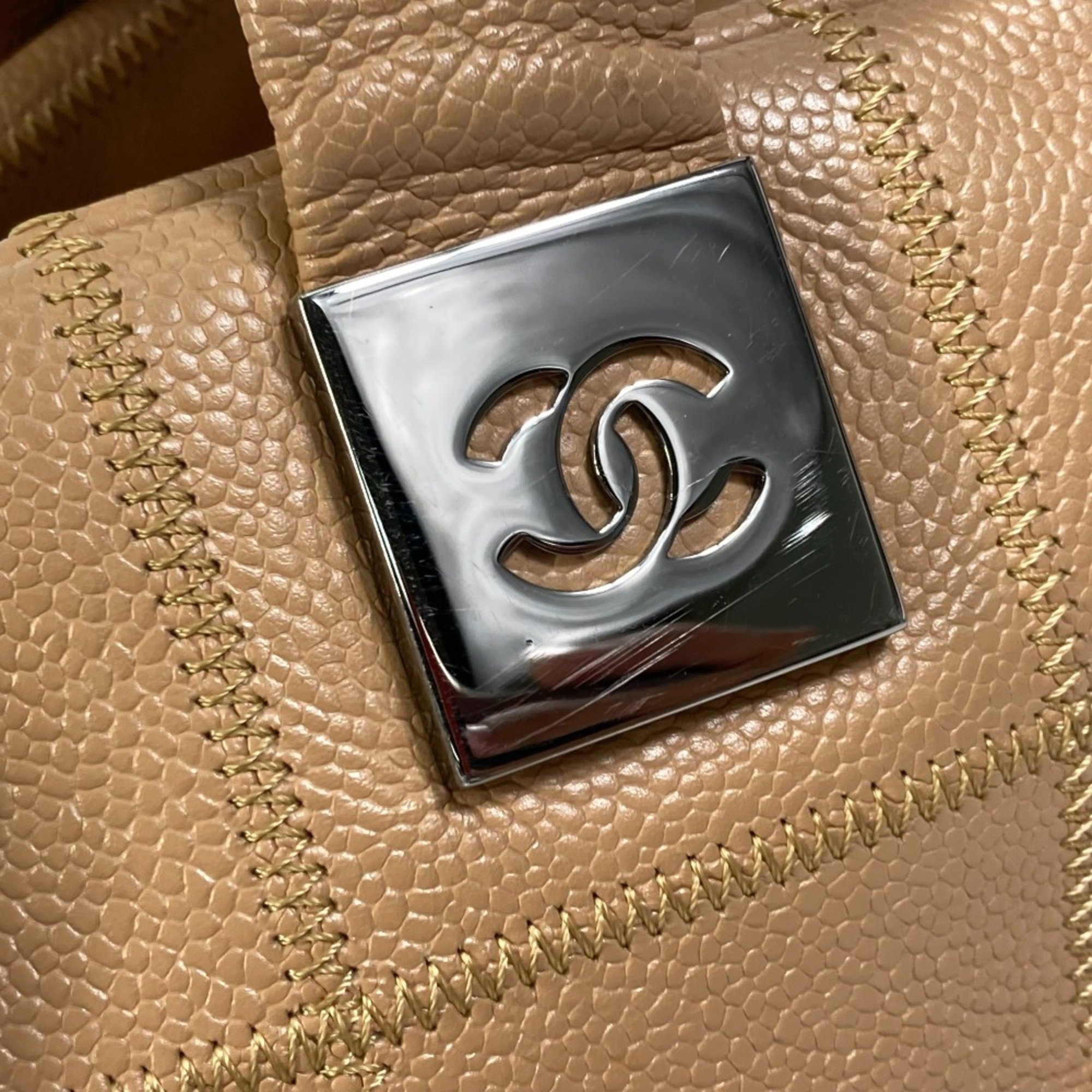 Chanel CC Mark Shoulder Bag Bag Hand Bag Beige