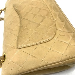 Chanel A01112 CC Mark Chain shoulder Shoulder Bag Beige GoldHardware