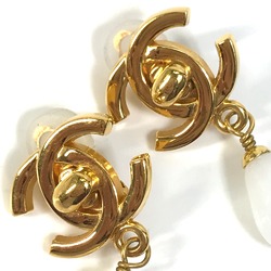 Chanel CC Mark Accessories vintage Earrings Gold