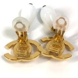 Chanel CC Mark Accessories vintage Earrings Gold