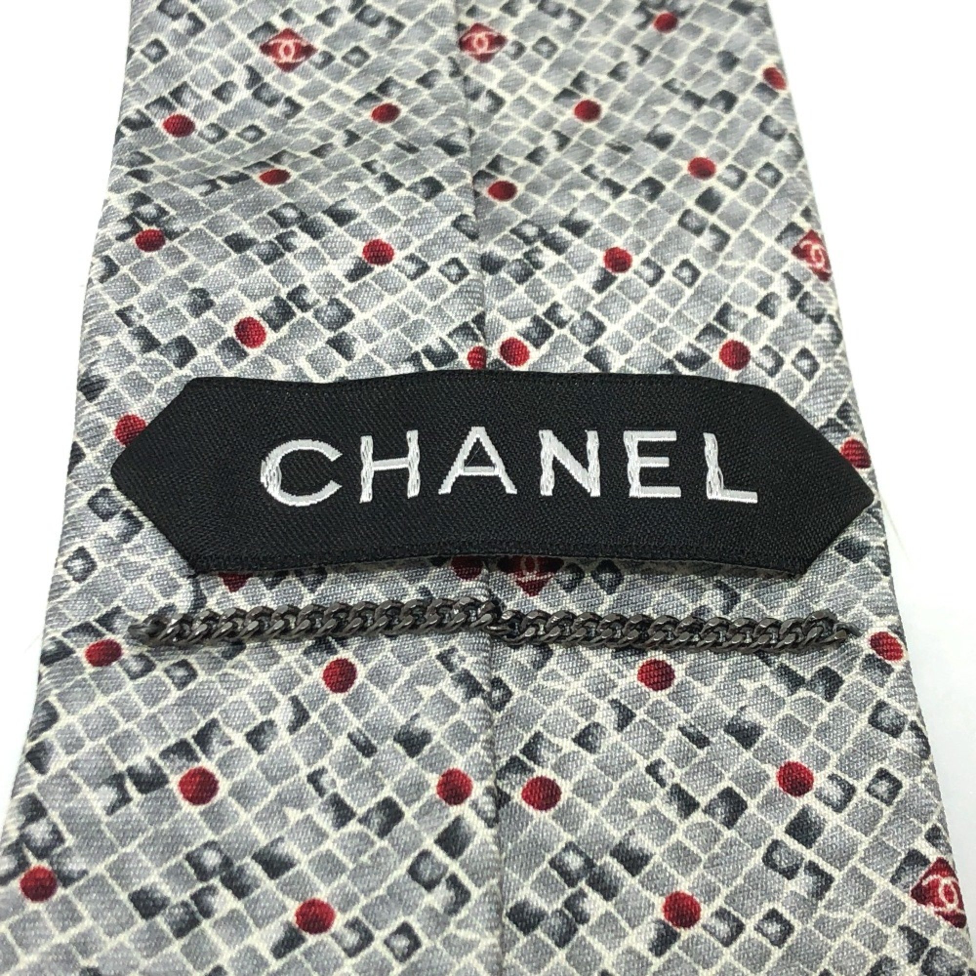 Chanel Necktie gray