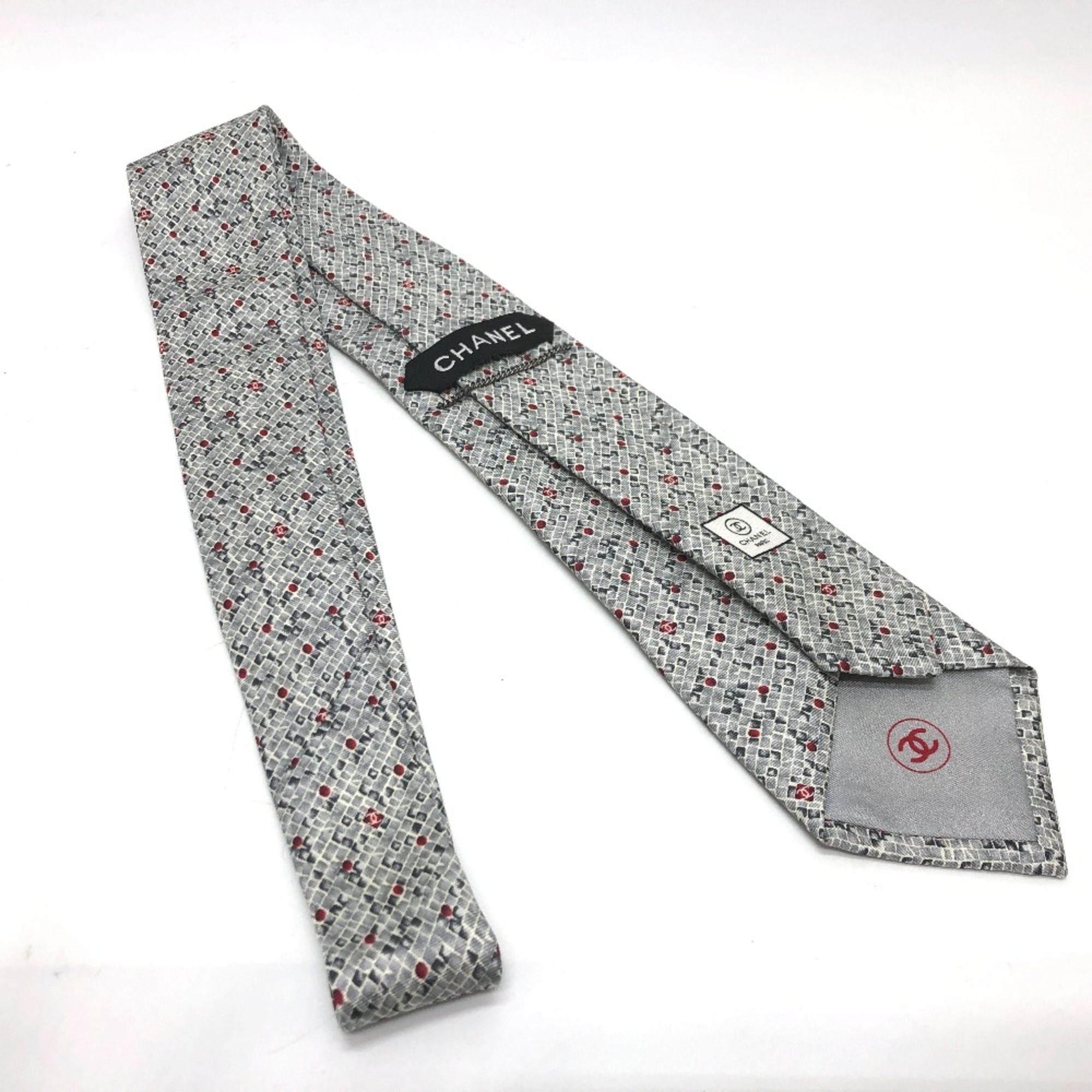 Chanel Necktie gray