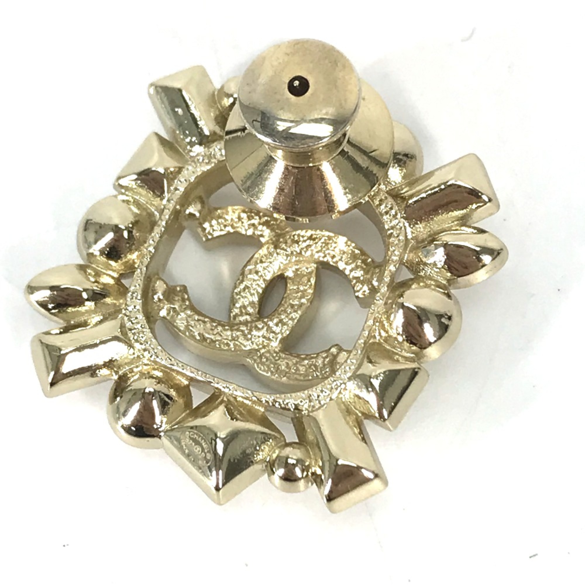 Chanel CC Mark B23P Accessories Brooch Gold