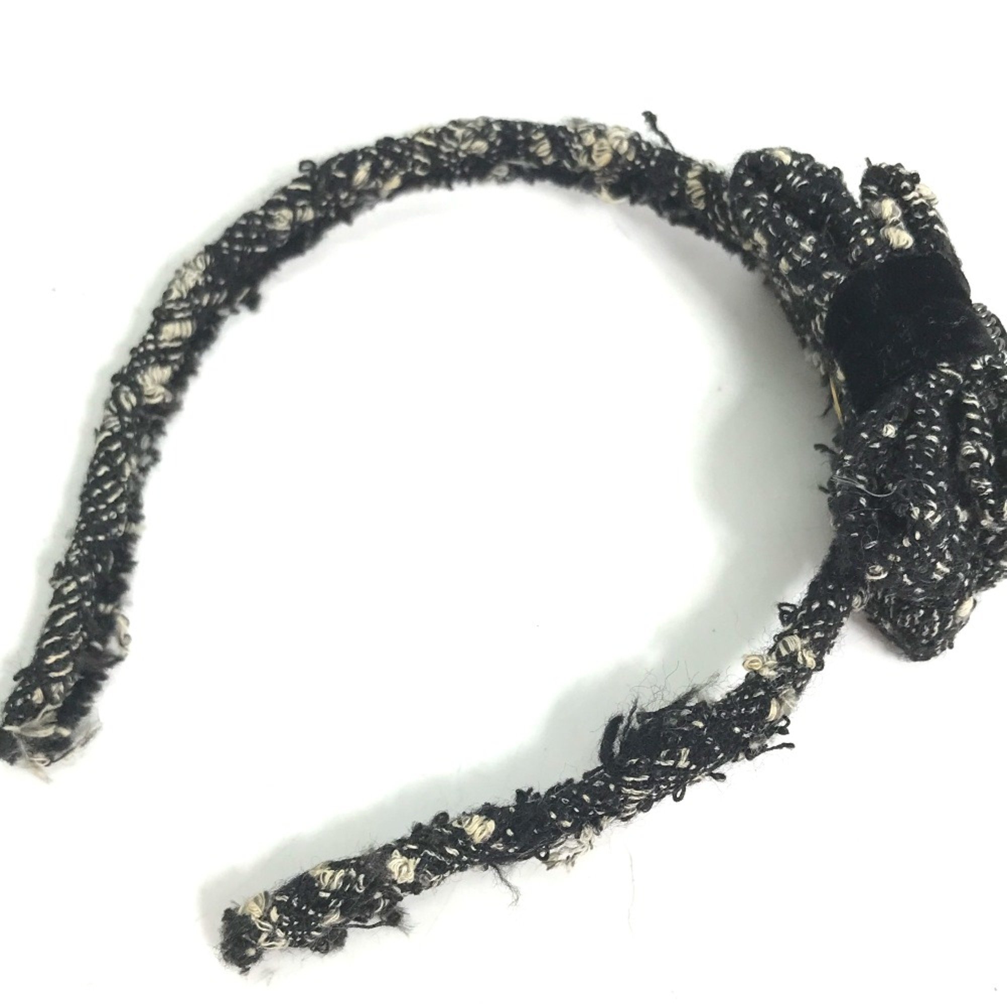 Chanel hair band headband hair accessories Katyusha Black