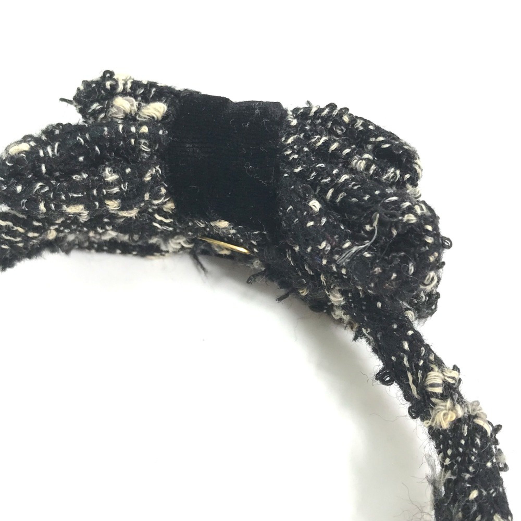 Chanel hair band headband hair accessories Katyusha Black