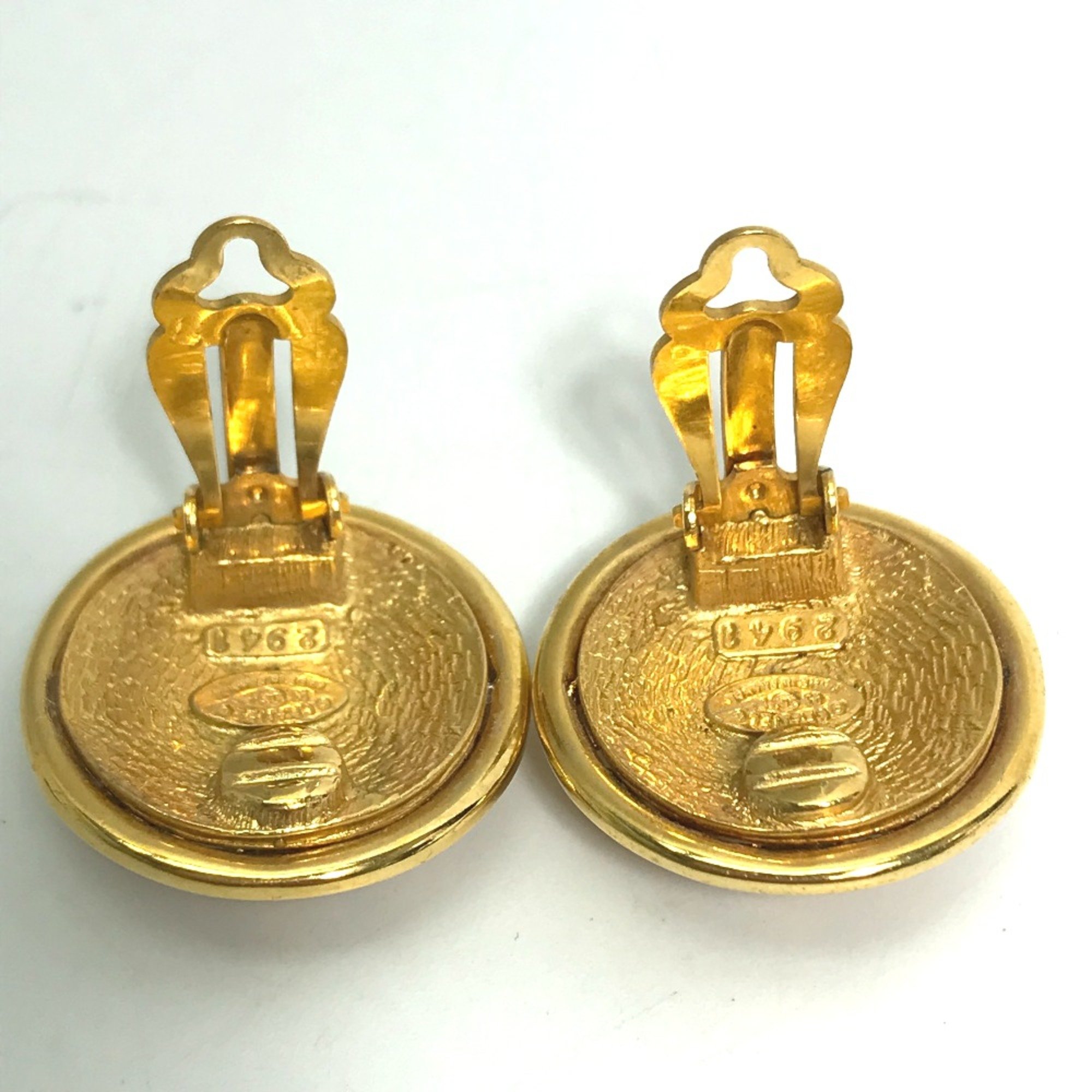 Chanel 93P vintage Earrings Gold