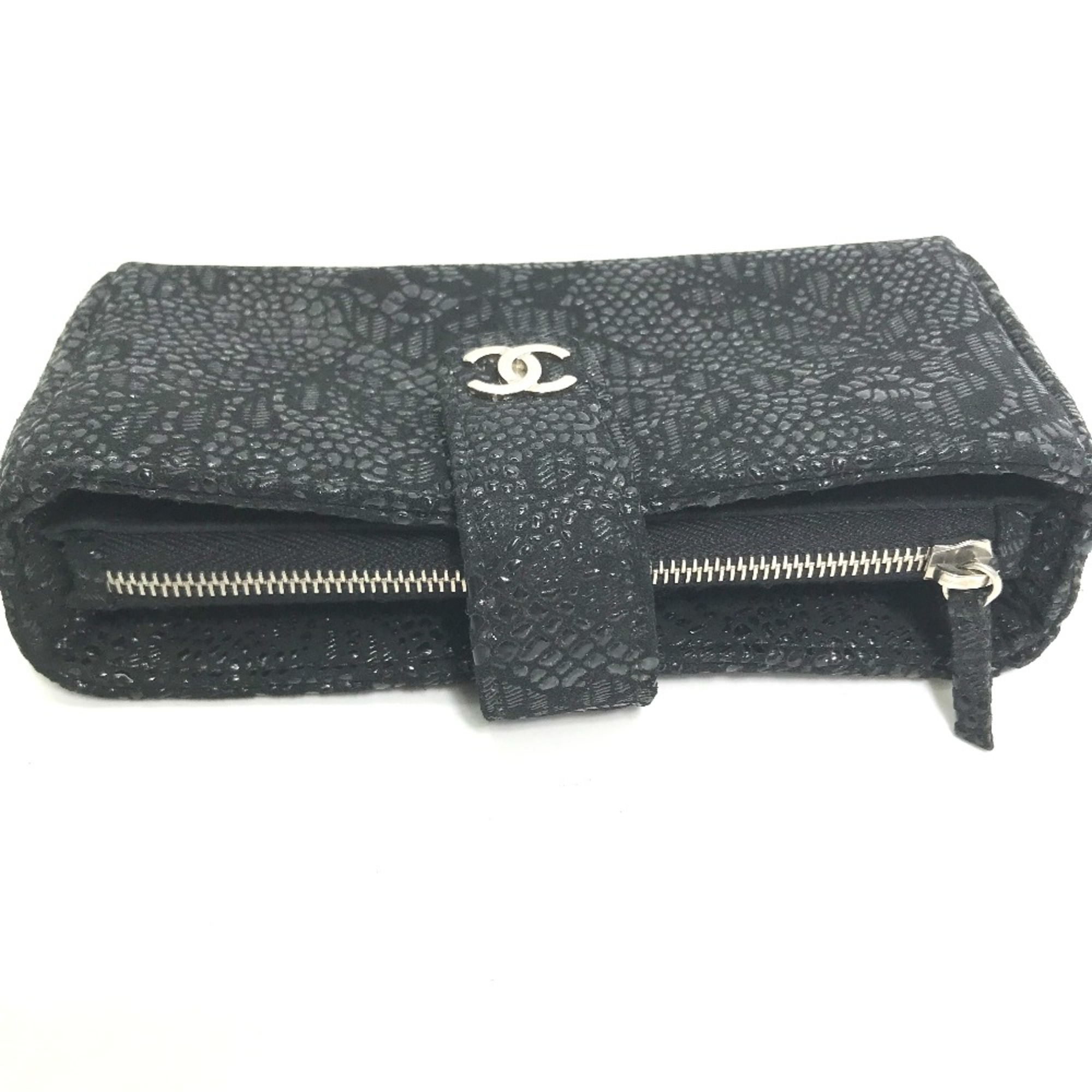 Chanel CC Mark CC coin purse Pouch Black