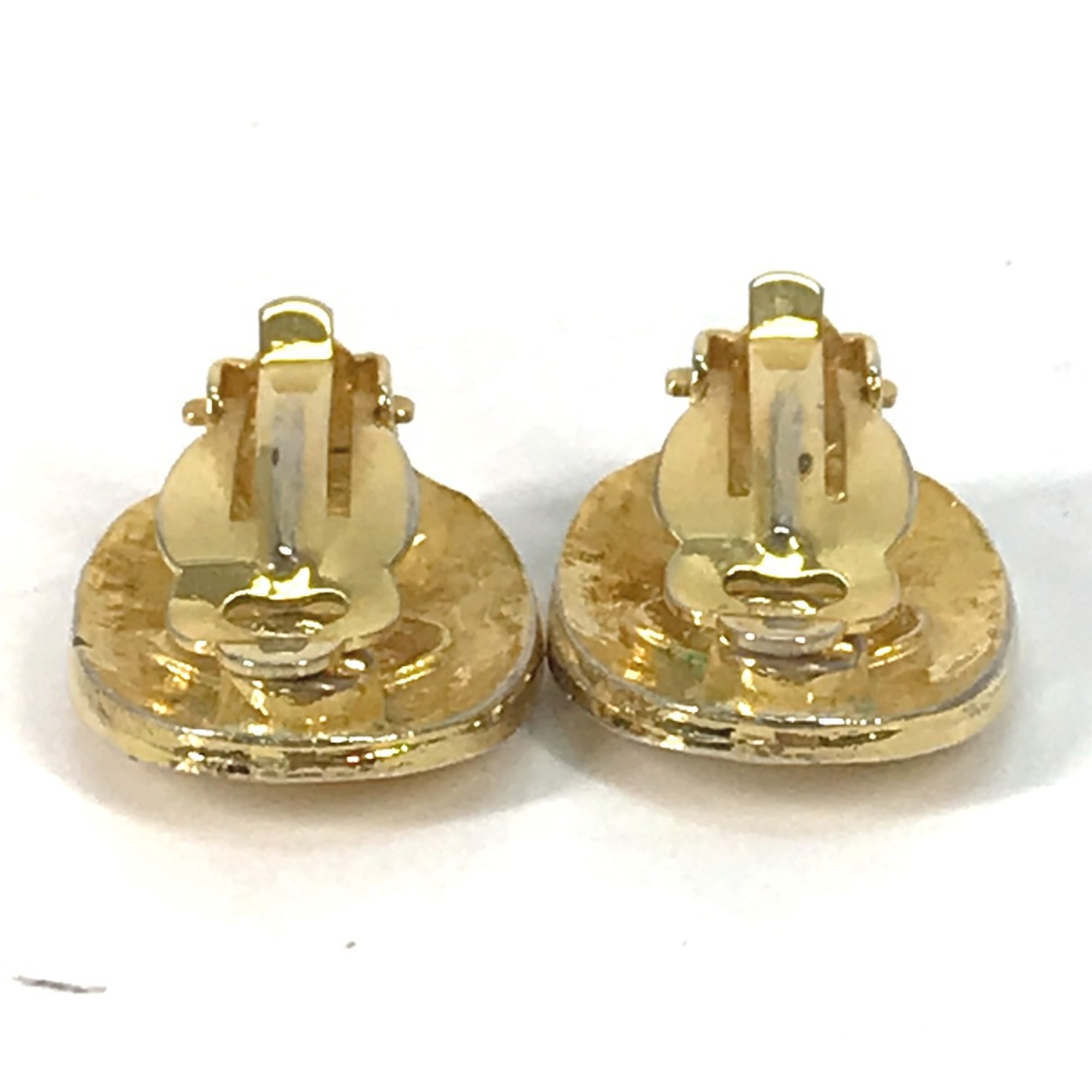 Chanel vintage Accessories Earrings Gold