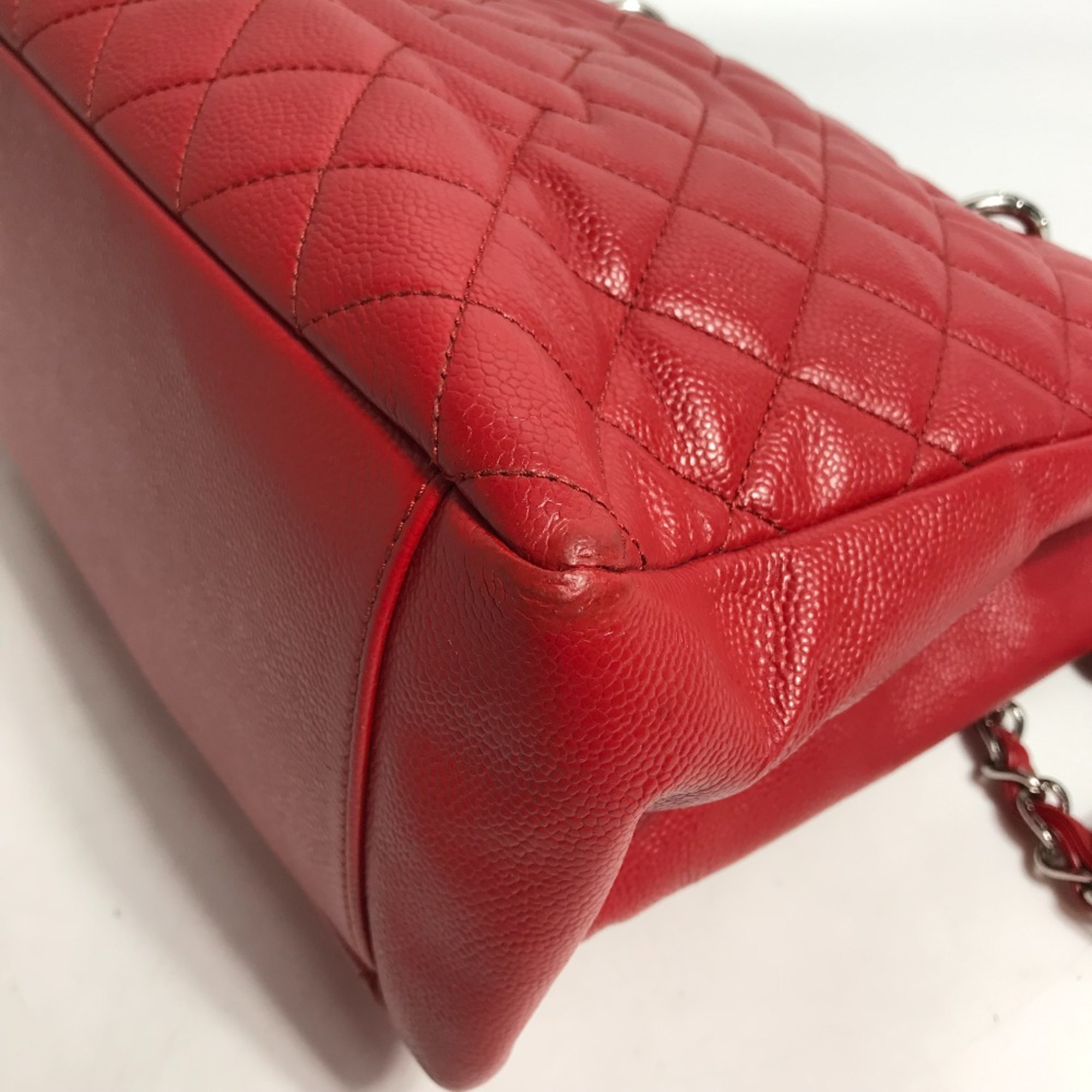 Chanel A50995 CC Mark Shoulder Chain GST Shoulder Bag Bag Tote Bag Red