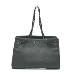 Chanel CC Mark Chain Bag Hand Bag Shoulder Bag gray Black
