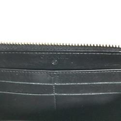 Chanel A82184 VOTEZ COCO Zip Around Long Wallet Black