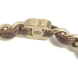 Chanel B12 Chain Accessories Bracelet Bangle Gold Brown