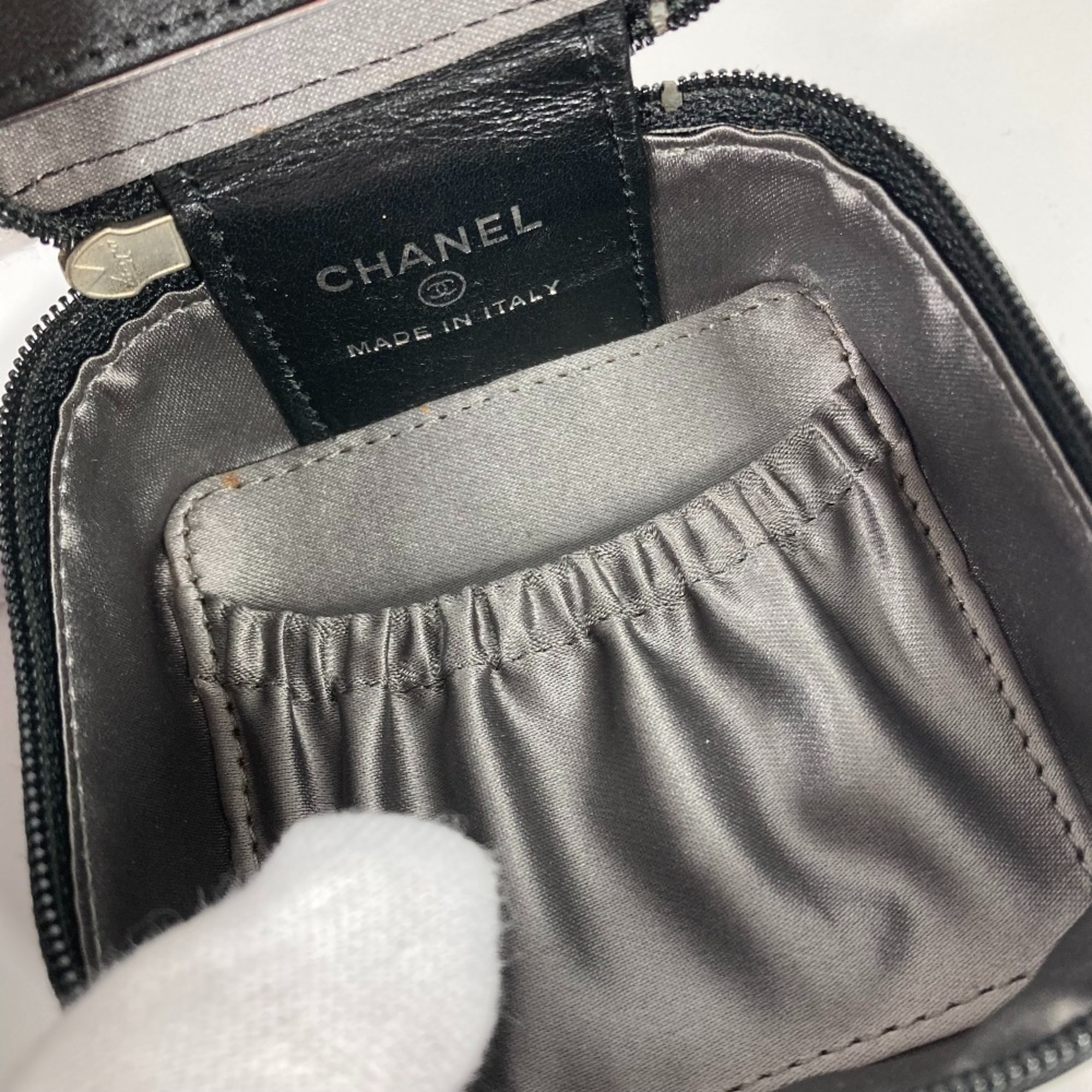 Chanel Mirror mirror Pouch Black Multicolore