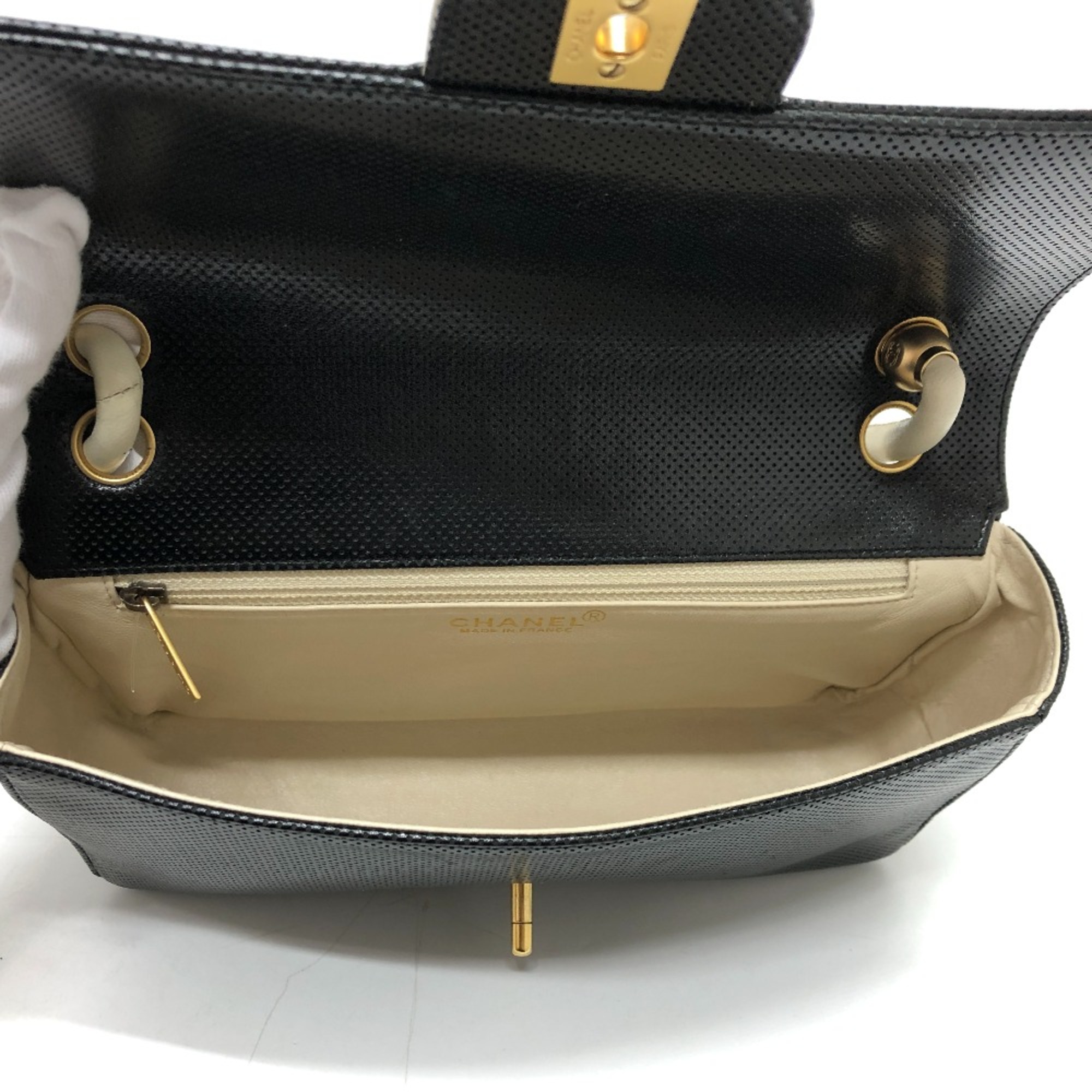 Chanel CC Mark CC Bag Shoulder Bag Tote Bag Black GoldHardware