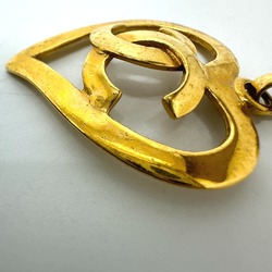 Chanel CC Mark Heart 95P Earrings Gold