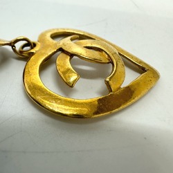 Chanel CC Mark Heart 95P Earrings Gold