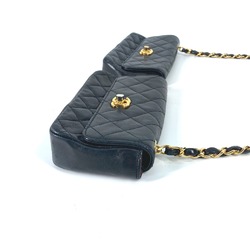 Chanel CC Mark CC Crossbody Chain bag Shoulder Bag Black Gold