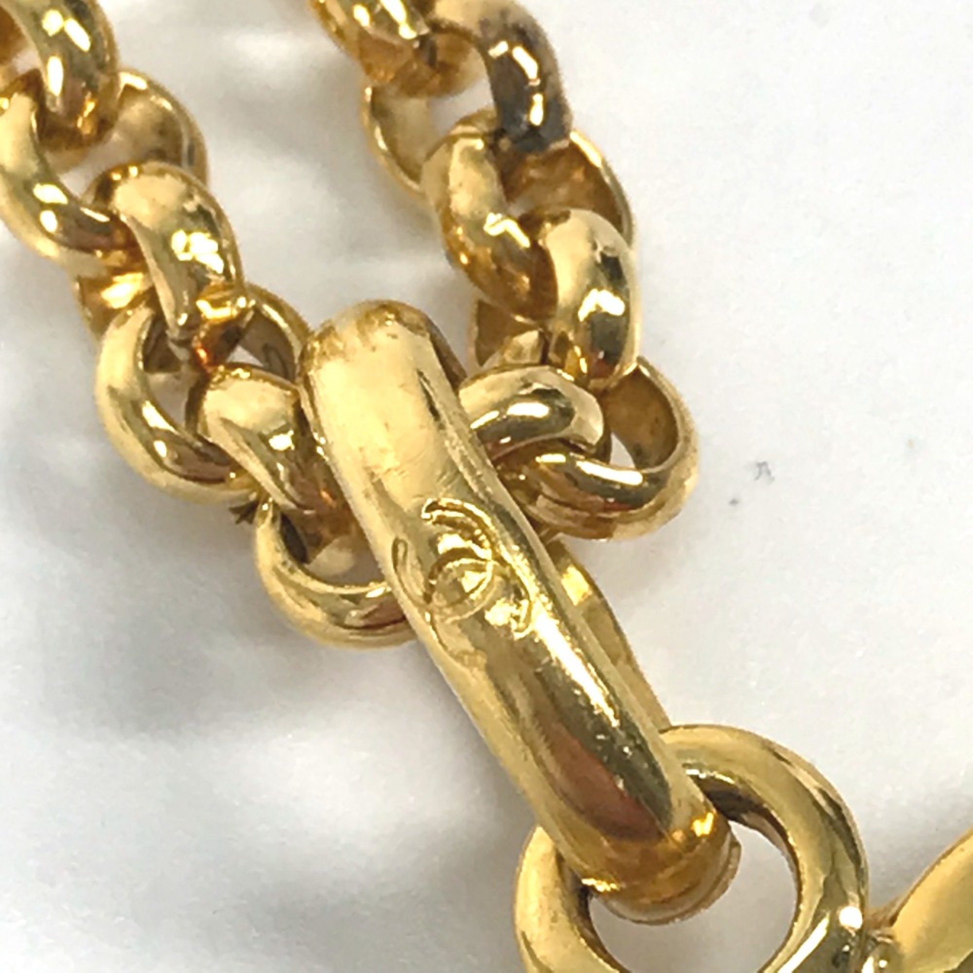 Chanel vintage Chain accessories Necklace Gold