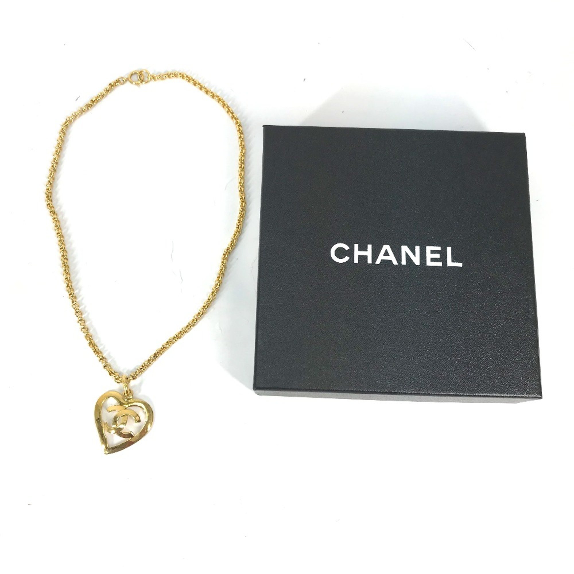 Chanel vintage Chain accessories Necklace Gold