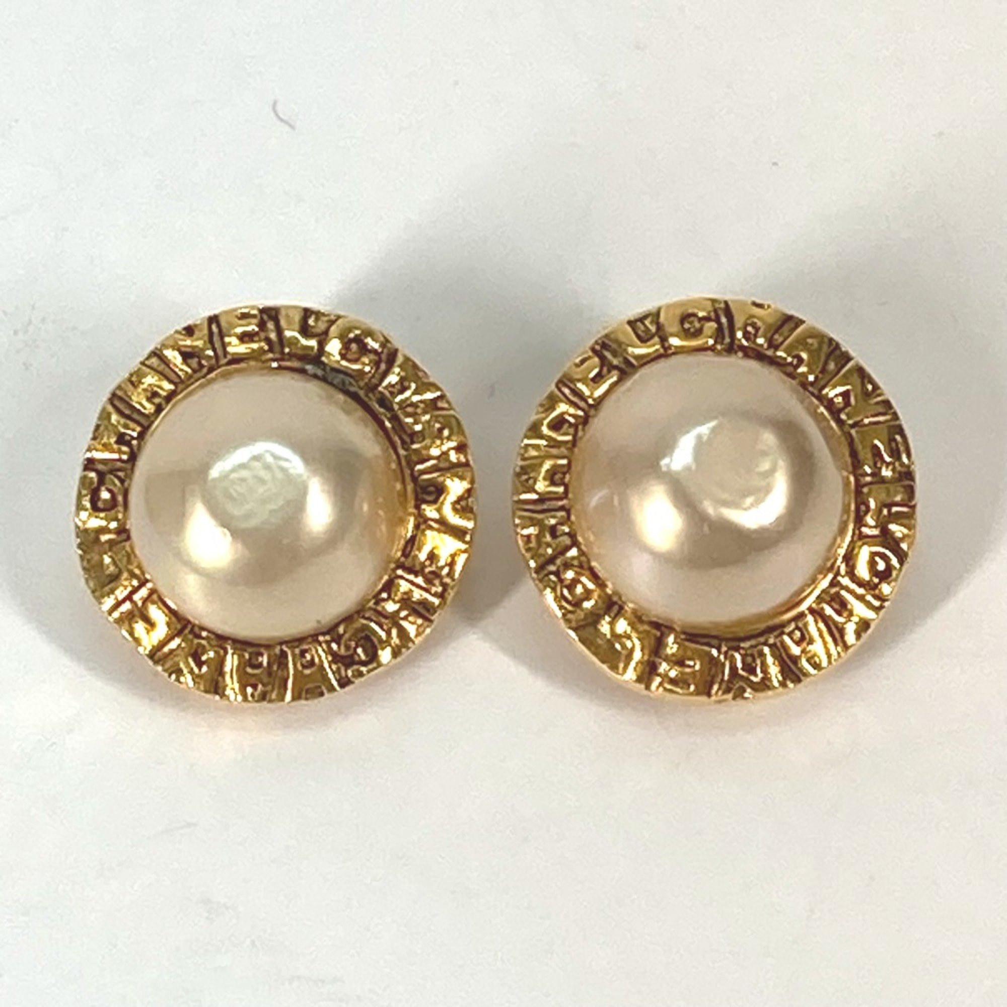 Chanel vintage Accessories Earrings Gold