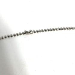 Chanel CC Mark Accessories chain Necklace Silver