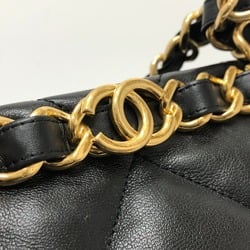 Chanel AS3502 CC Mark CC Chain bag Shoulder Shoulder Bag Black GoldHardware