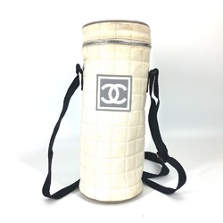 Chanel Sports Bottle holder Crossbody Shoulder Bag White Black