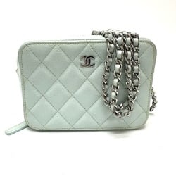 Chanel AP2426 CC Mark Chain Bag Pochette Bag Shoulder Bag blue