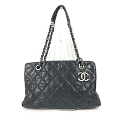 Chanel CC Mark Bag Tote Bag shawl Shoulder Bag Black SilverHardware