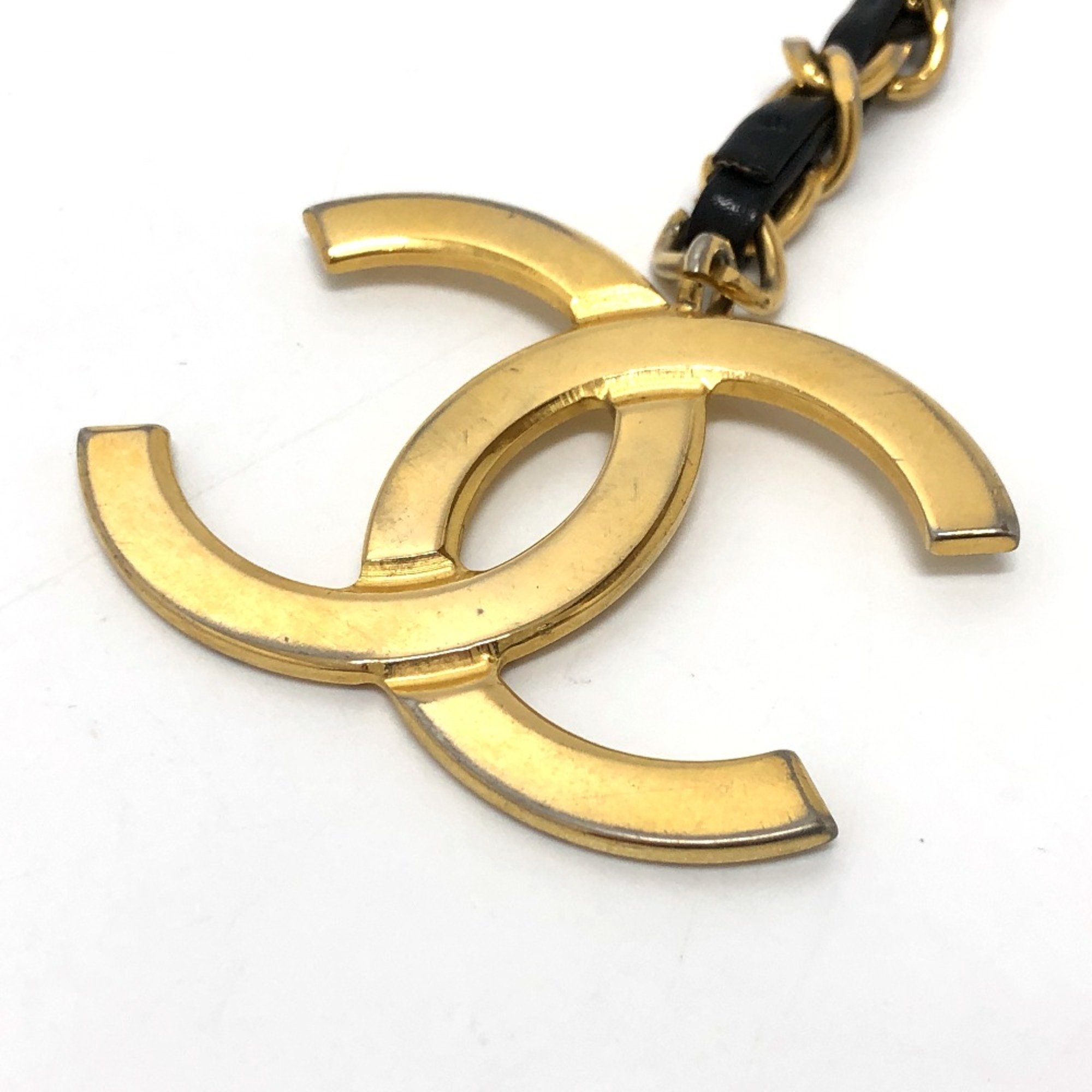 Chanel Bag Charm charm Gold Black