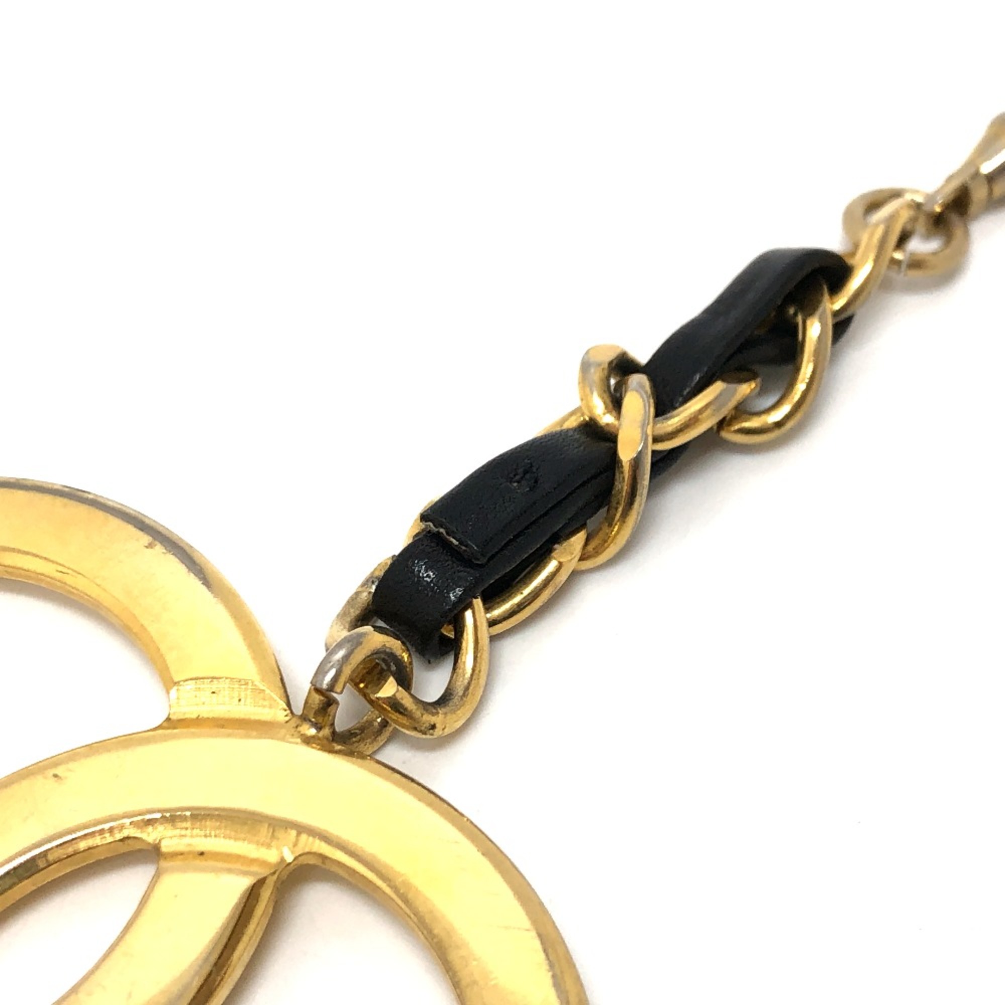 Chanel Bag Charm charm Gold Black