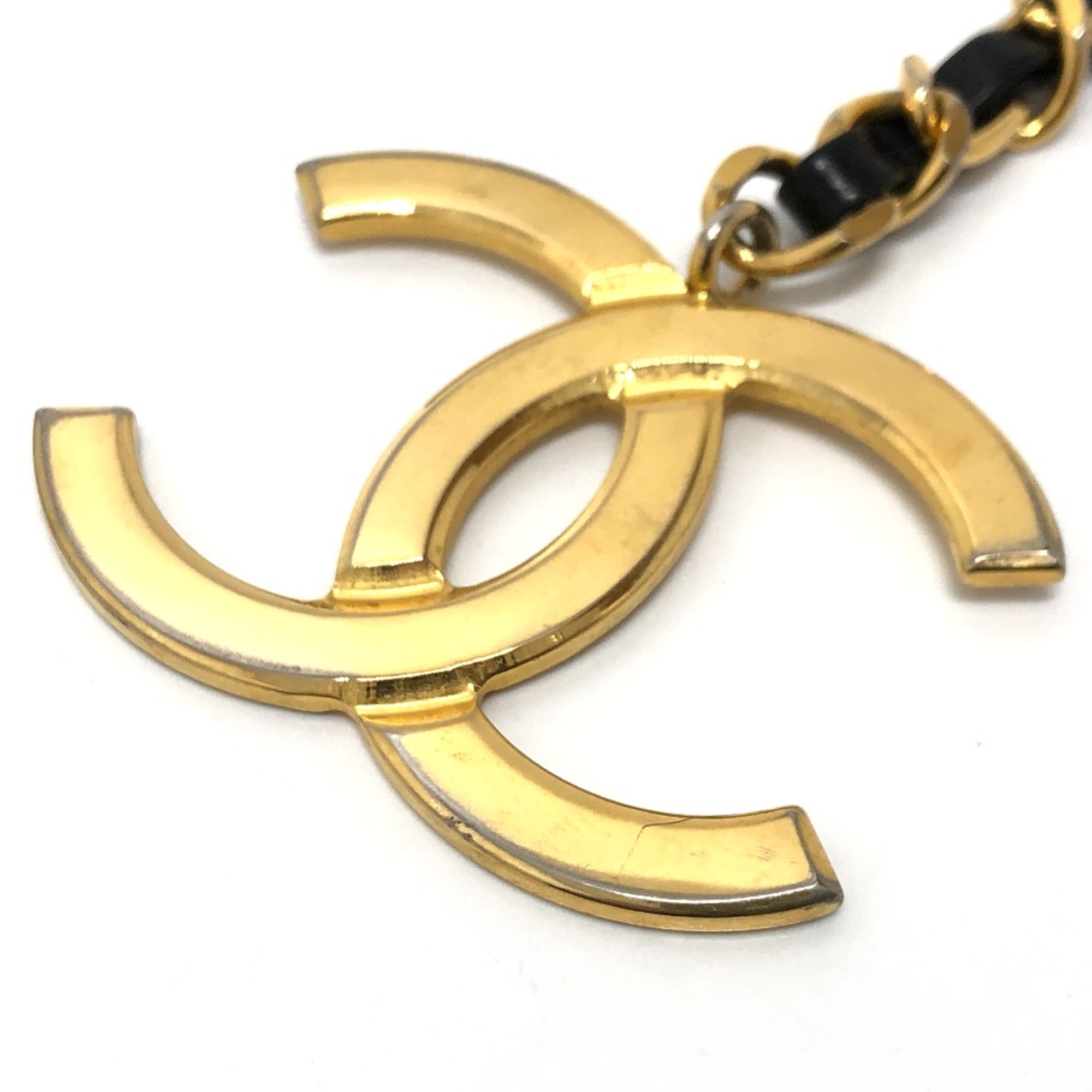 Chanel Bag Charm charm Gold Black