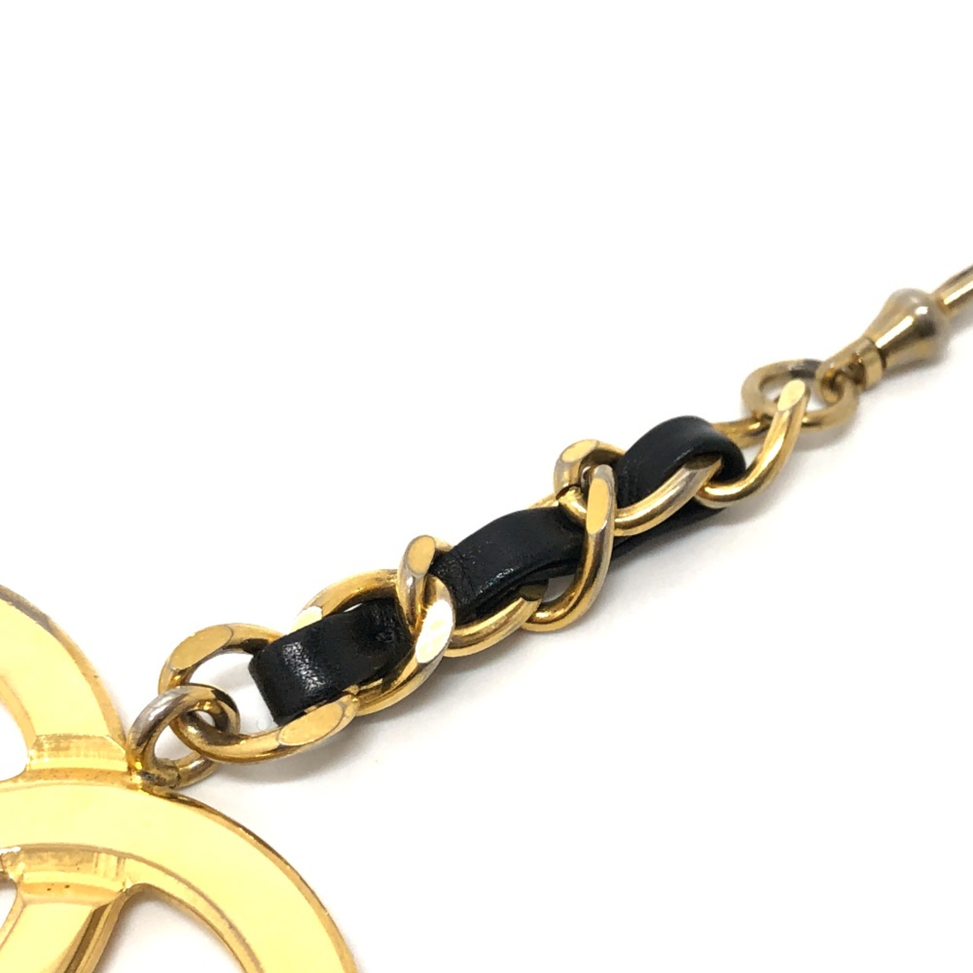 Chanel Bag Charm charm Gold Black