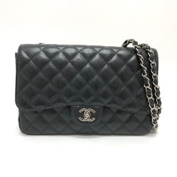 Chanel A28600 Double Chain Crossbody Bag Shoulder Bag Black SVHardware