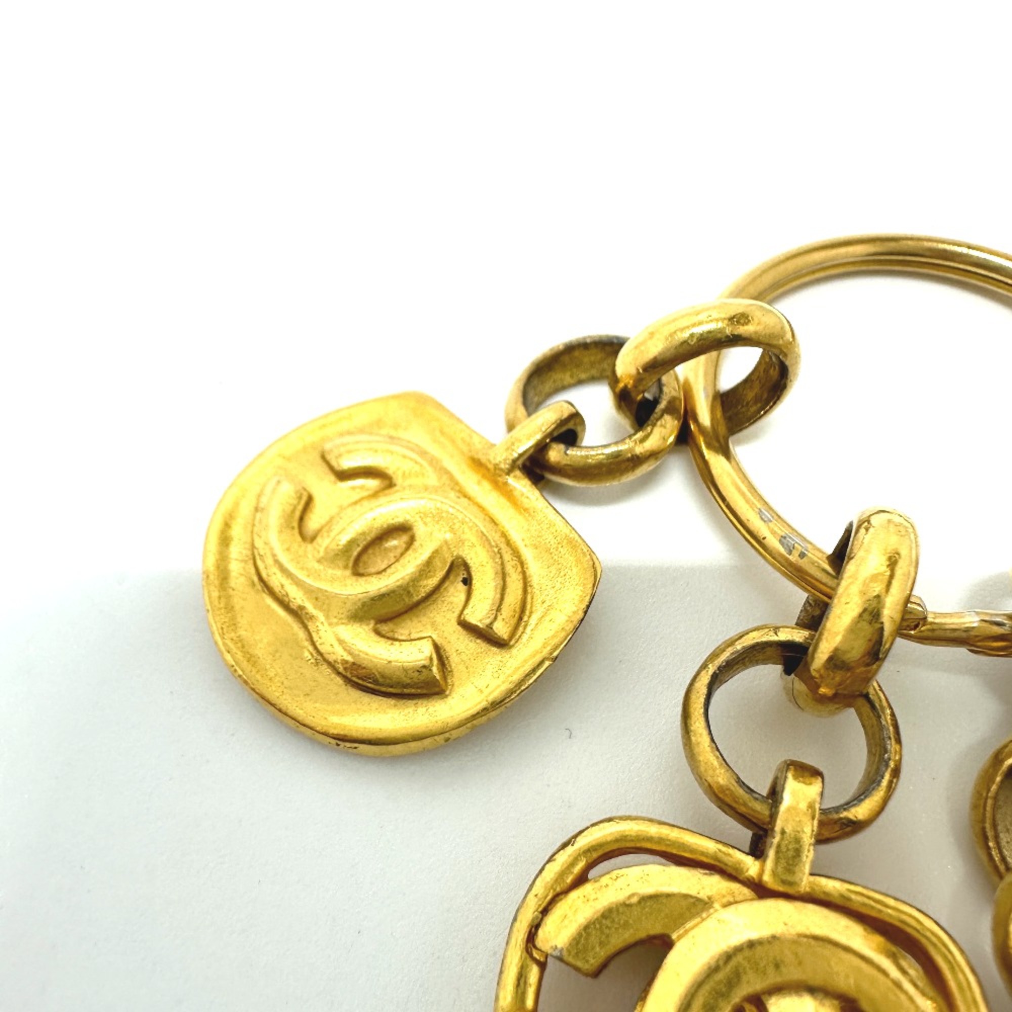 Chanel CC Mark Key Holder charm charm Gold