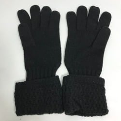 Chanel long Glove gloves Black