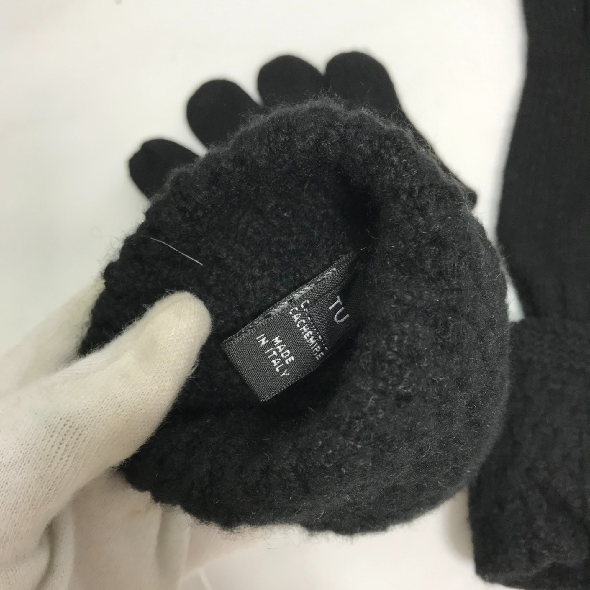 Chanel long Glove gloves Black